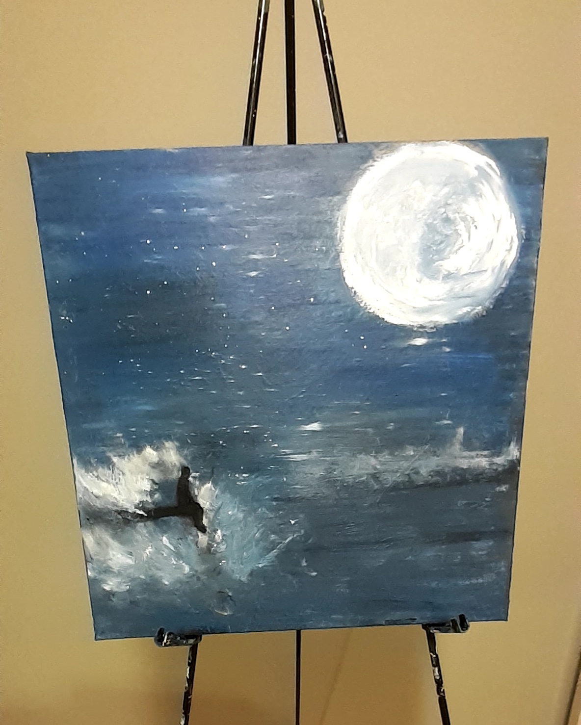 en tavla i akryl abstrakt målning av Soulshine AnneKaarina