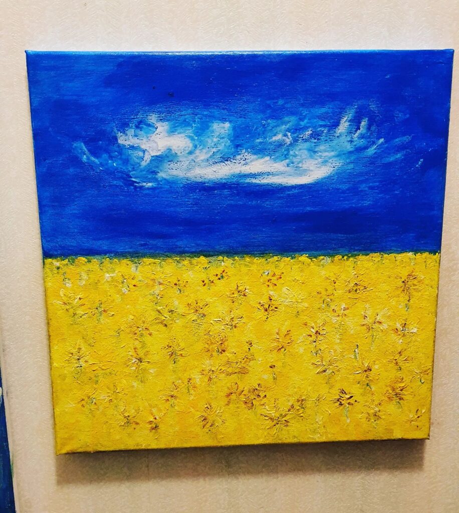 akrylmålning canvastavla av Anne Kaarina Soulshine